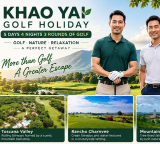 5D4N 3R of Golf – KHAO YAI GOLF HOLIDAY