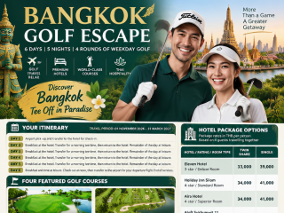 BANGKOK - 6D5N (4R Of Golf)